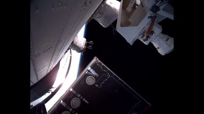Spacecraft adapter jettison, short clip
